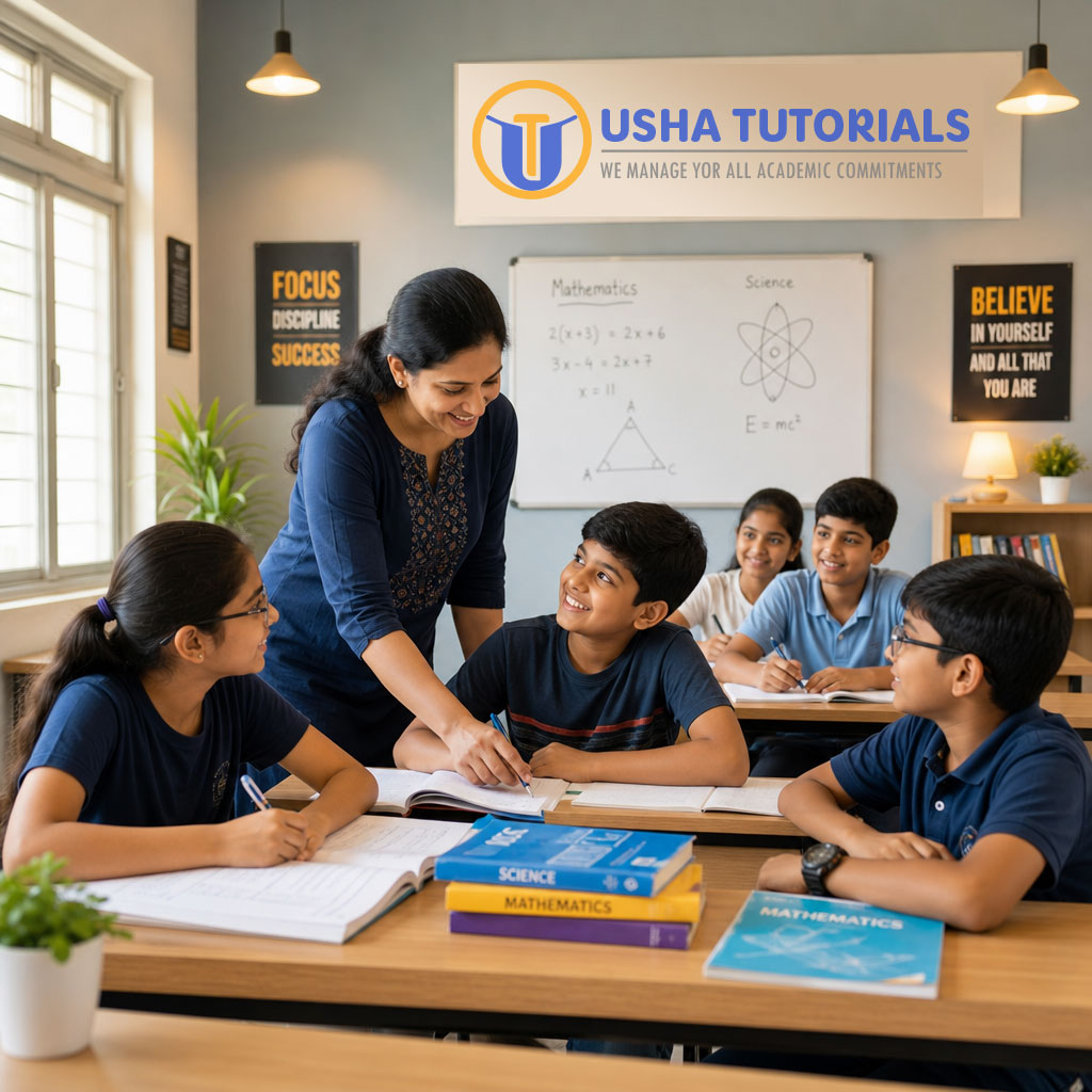 Teacher guiding students through science concepts